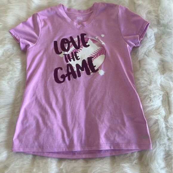 DSG Love The Game Lavender Shirt (M) - Picture 1 of 4
